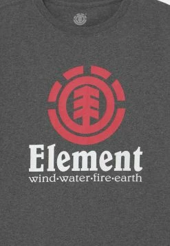 Element Enfant VERTICAL SS YOUTH T Shirt Imprimé Charcoal Heathe -Element Soldes 6b430abfe9294520976dde9974f0a1dc