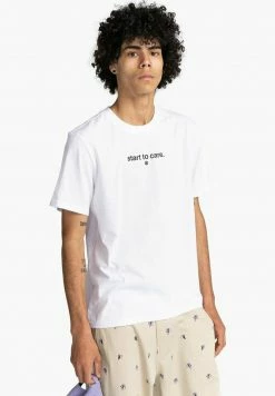 Element Homme CARE MANCHES COURTES T Shirt Imprimé Optic White -Element Soldes 6e95b616b1324e139c6f24752153516b