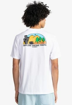 Element T Shirt Imprimé White Homme -Element Soldes 7163ae59d8aa4e308bebfb7aeaa6cb66