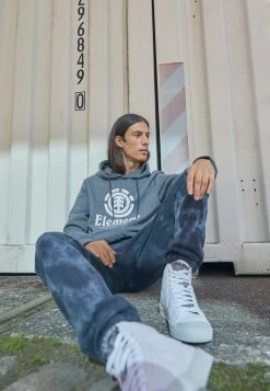 Element VERTICAL HOOD Sweat à Capuche Charcoal Heather Homme -Element Soldes 717f2e507ef641b1b788ccc170871ea0