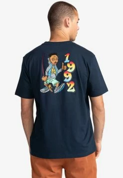 Element MANCHES COURTES T Shirt Imprimé Eclipse Navy Homme -Element Soldes 7274a9da90a947df9ffaedb06a70207a