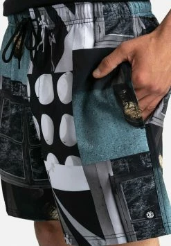 Element HYBRID Short Mottled Black Homme -Element Soldes 73ae71e135a743f88e2b008f2f85d92e