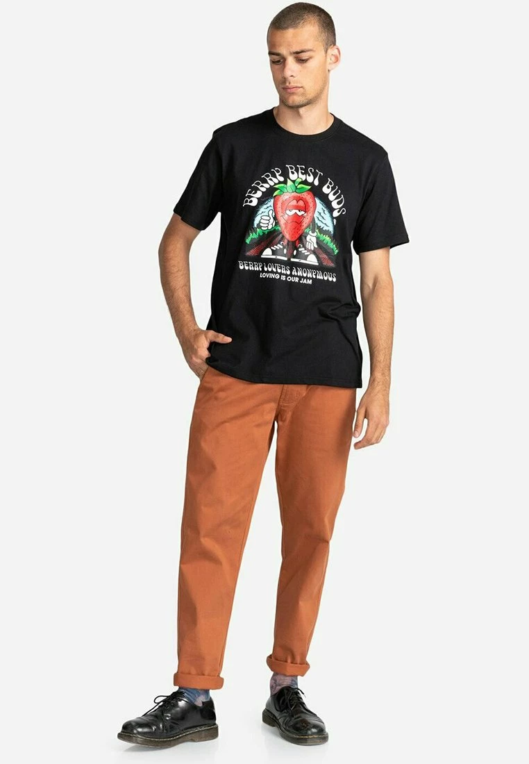 Element Homme Manches Courtes T Shirt Imprimé Flint Black 2 Element Homme Manches Courtes T Shirt Imprimé Flint Black – Image 2