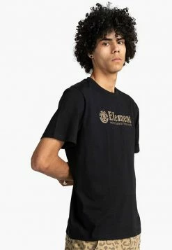 Element MANCHES COURTES T Shirt Imprimé Flint Black Homme -Element Soldes 76dc1c7b07134aa8a0dcf280e9d97bfb