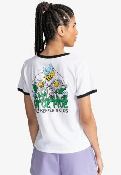 Element Femme HIS'VE FIVE MANCHES COURTES T Shirt Imprimé Optic White 6 Element Femme HIS'VE FIVE MANCHES COURTES T Shirt Imprimé Optic White -Element Soldes 76f5ab9d4da6451ca90cb27df7521710