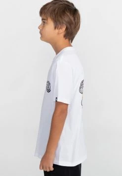 Element DROPIN MANCHES COURTES T Shirt Imprimé Optic White Enfant -Element Soldes 7768bb144f48415780e920a5af71cccd