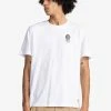 Element Homme BLOOM MANCHES COURTES T Shirt Imprimé Optic White