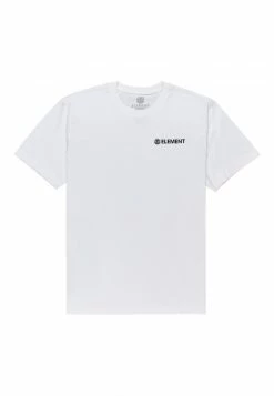 Element Homme BLAZIN CHEST T Shirt Imprimé Optic White