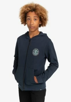 Element Enfant Sweat à Capuche Zippé Eclipse Navy