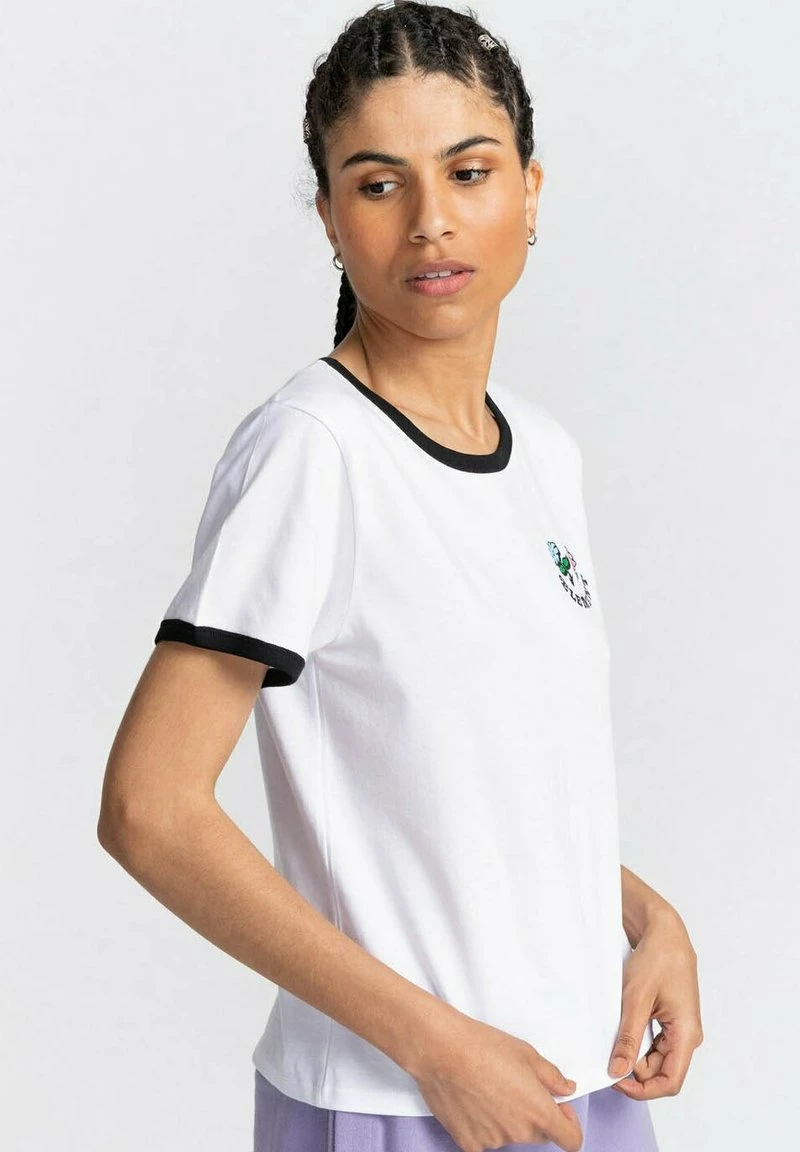 Element Femme HIS'VE FIVE MANCHES COURTES T Shirt Imprimé Optic White 4 Element Femme HIS'VE FIVE MANCHES COURTES T Shirt Imprimé Optic White – Image 4