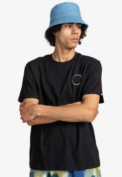 Element DELMAR CSSJELP T Shirt Imprimé Flint Black Homme