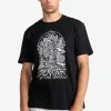 Element MANCHES COURTES HOMME T Shirt Imprimé Flint Black