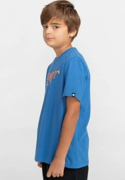 Element Enfant PUSHER MANCHES COURTES T Shirt Imprimé Bright Cobalt -Element Soldes 8ec8e2305ab64c678985ad349b180113