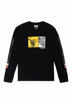Element STAR WARS X YODA MANCHES LONGUES T Shirt Imprimé Flint Black Homme
