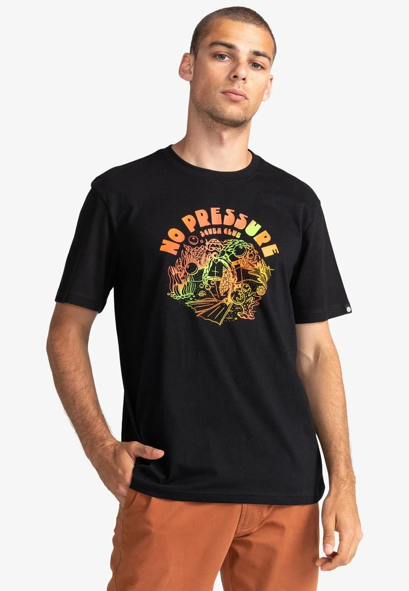 Element Homme MANCHES COURTES T Shirt Imprimé Flint Black 1 Element Homme MANCHES COURTES T Shirt Imprimé Flint Black