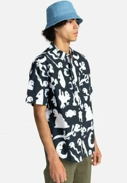Element Homme GARDEN POPLIN MANCHES COURTES Chemise Creatures -Element Soldes 9168c71213ba4048b6106b980d78da01