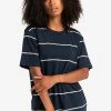 ELEMENT OLNEY STRIPE T SHIRT MANCHES COURTES POUR HOMME C1SSJ3 T Shirt Imprimé Eclipse Navy