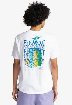 Element GROMAN MANCHES COURTES T Shirt Imprimé Optic White Homme -Element Soldes 9b20923fb8d24b40ba99e713730a6e30