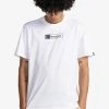 Element Homme MANCHES COURTES T Shirt Imprimé Optic White