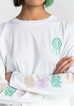 Element Femme WATCHING T Shirt à Manches Longues Optic White -Element Soldes 9ebfa6ba107f479ca1a78d3f05bb4764