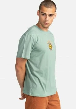 Element Homme SOCORRO T Shirt Imprimé Chinois Green