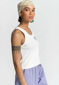 Element SMILE Débardeur Off White Femme -Element Soldes a2dd72a2e83a4648be3707d33bad5914