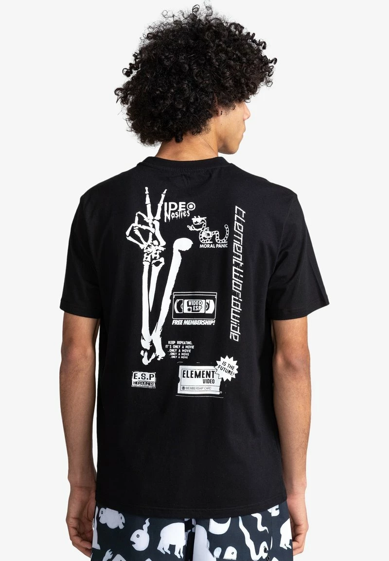 Element MANCHES COURTES T Shirt Imprimé Flint Black Homme 3 Element MANCHES COURTES T Shirt Imprimé Flint Black Homme â Image 3