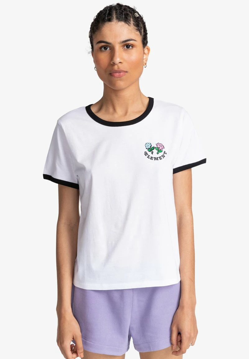 Element Femme HIS'VE FIVE MANCHES COURTES T Shirt Imprimé Optic White 1 Element Femme HIS'VE FIVE MANCHES COURTES T Shirt Imprimé Optic White