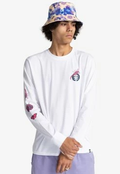 Element Homme CATRON T Shirt à Manches Longues Optic White