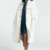 Element MANITOBA PILE Manteau Court Natural Femme