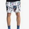 Element HYBRID Short Off White Homme
