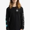 Element Homme T Shirt à Manches Longues Flint Black