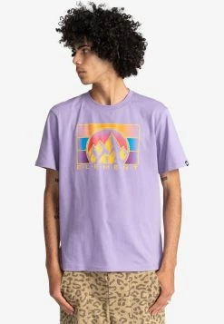 Element Homme T Shirt Imprimé Purple