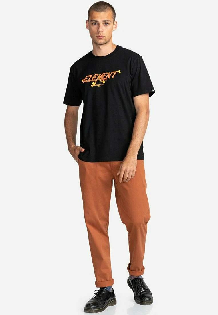 Element MANCHES COURTES HOMME T Shirt Imprimé Flint Black 2 Element MANCHES COURTES HOMME T Shirt Imprimé Flint Black – Image 2