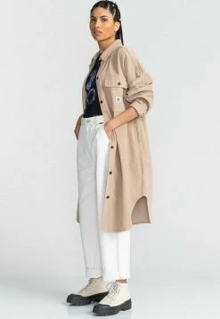 Element Femme Chemisier Oxford Tan -Element Soldes b2725a90fe204964aa9344f91398768e