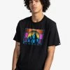 Element Homme T Shirt Imprimé Black