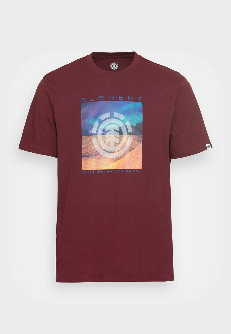 Element DUSKY T Shirt Imprimé Vintage Red Homme 4 Element DUSKY T Shirt Imprimé Vintage Red Homme – Image 4