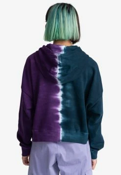 Element SMILE TIE DYE Sweat à Capuche Vertical Dye Femme -Element Soldes b6e711c873f04a7fb7ce93251b677554