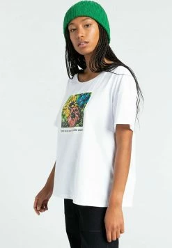 Element TOLUCA T Shirt Imprimé Optic White Femme
