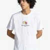 Element Homme SPORES MANCHES COURTES T Shirt Imprimé Optic White