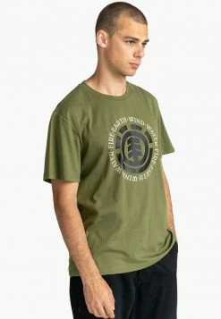 Element Homme T Shirt Imprimé Winter Moss -Element Soldes bdfab2c40ecd45b9805f8a3358b06082