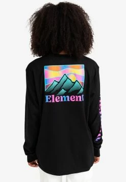 Element KASS T Shirt à Manches Longues Flint Black Homme -Element Soldes c118e073fda24fcaba9cd9a056cbb3c8