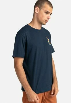 Element MANCHES COURTES T Shirt Imprimé Eclipse Navy Homme -Element Soldes c1d2a674dfd2481d999b8a74fc76692c