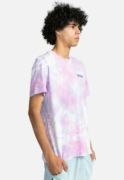 Element MANCHES COURTES T Shirt Imprimé Tie Dye Purp Homme -Element Soldes c259c063564749dbae9f5f413e4c6cec
