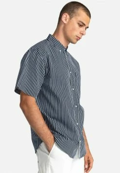 Element Homme DAILY Chemise Indigo Stripe -Element Soldes c269ef8bf261472f885582d966900593