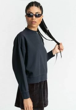 Element Sweatshirt Flint Black Femme -Element Soldes c5ad96485912441a820402bb2b876cf5