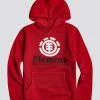 Element Enfant VERTICAL HOOD BOY Sweat à Capuche Fire Red