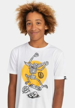 Element Enfant Manches Courtes T Shirt Imprimé Optic White -Element Soldes c5ebd3e0d05a492fab5818dfcb183bb8