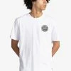 Element MANCHES COURTES HOMME T Shirt Imprimé Optic White
