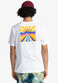 Element T Shirt Imprimé White Homme -Element Soldes c9222713983444c1b6be6adf701a3029